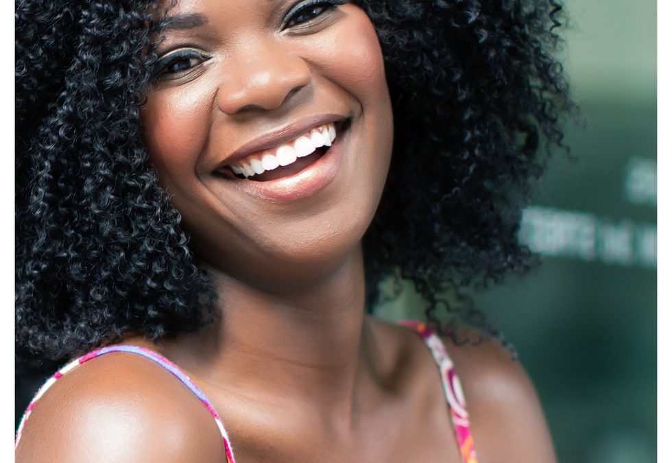 Girl smiling and confident having overcome sexual trauma